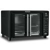 Gourmia Digital French Door Air Fryer Toaster Oven, Black