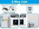 No hook up needed Portable Countertop Dishwasher,  Compact Mini Dishwasher With 7 Washing Programs, Auto Water Injection, Anti-Leakage, Fruit & Vegeta