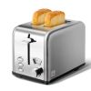 Retro Stainless-Steel Style 2-Slice Toaster